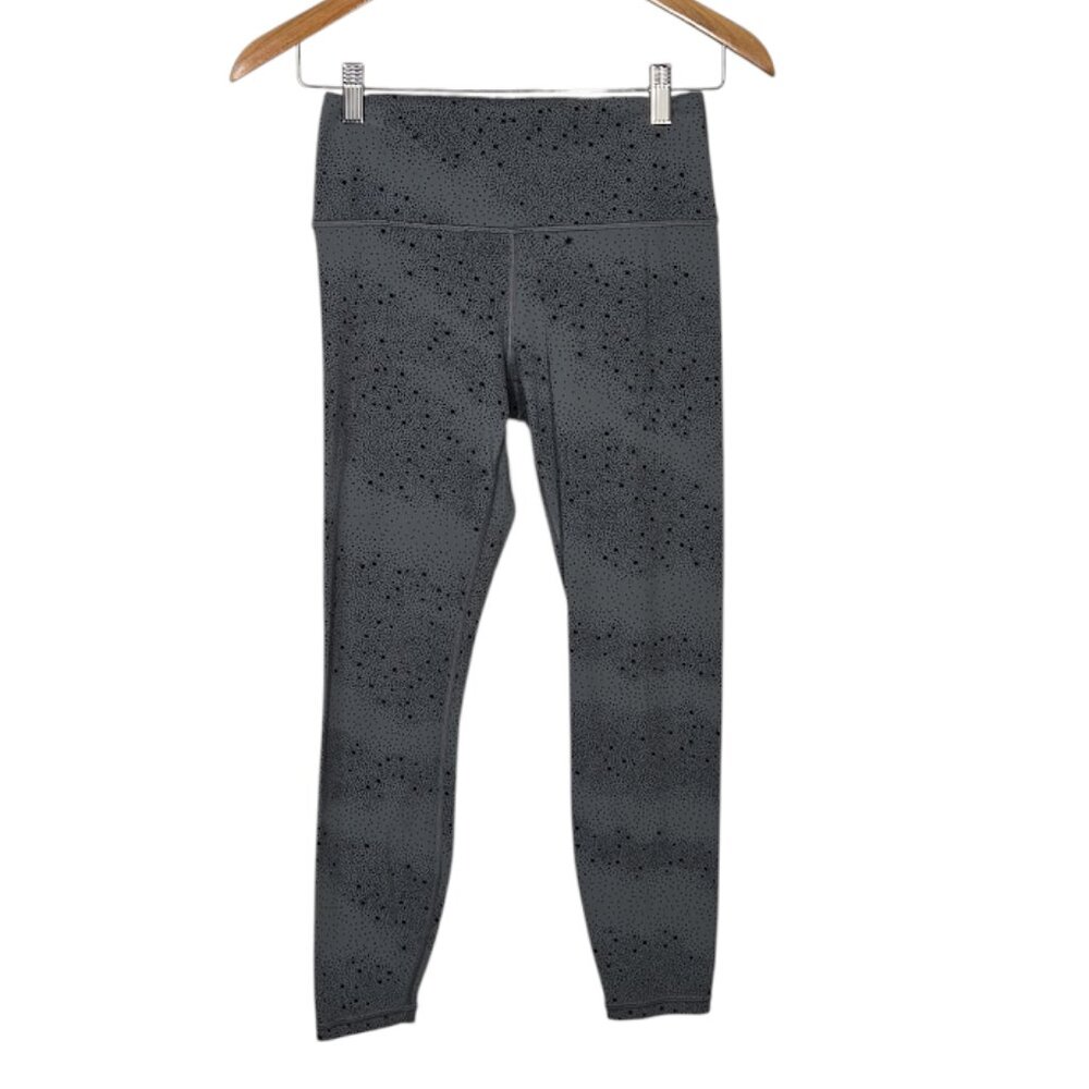 ATHLETA Transcend Tight Leggings Women’s Size M Gray High Rise Yoga Workout GUC